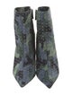 Christian Louboutin Suede Camouflage Print Boots