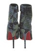 Christian Louboutin Suede Camouflage Print Boots
