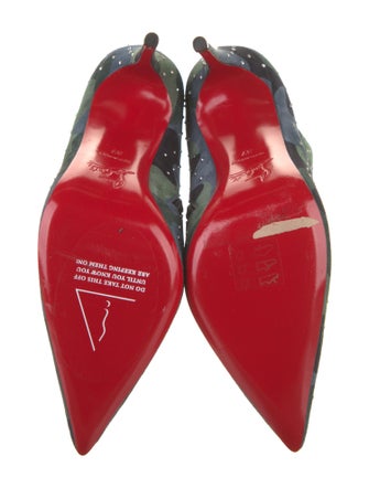 Christian Louboutin Suede Camouflage Print Boots