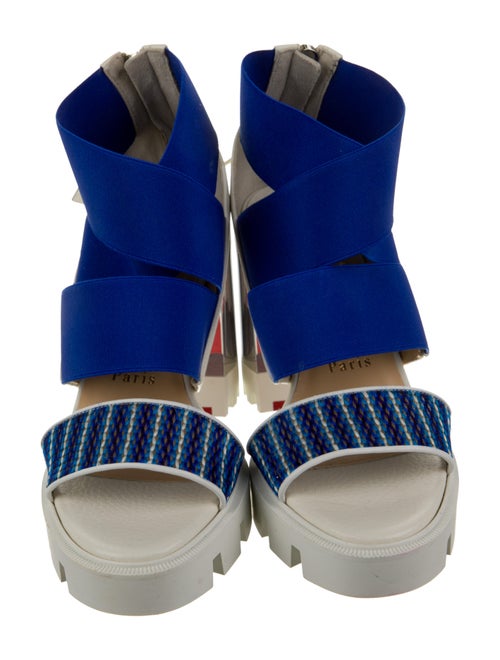 Christian Louboutin Printed Slingback Sandals