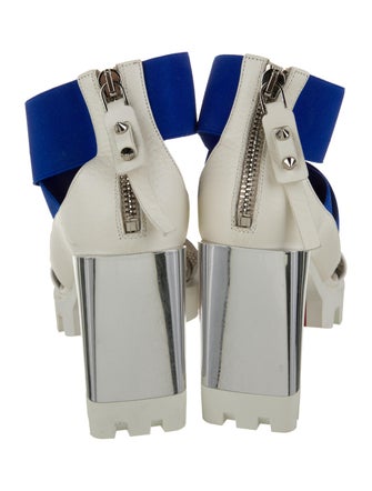 Christian Louboutin Printed Slingback Sandals