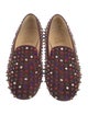 Christian Louboutin Suede Printed Loafers