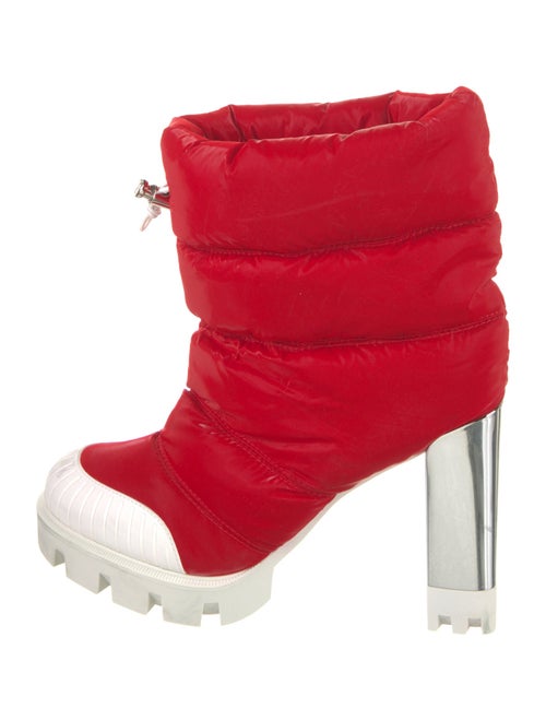 Christian Louboutin Nylon Lace-Up Boots
