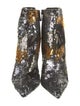 Christian Louboutin Sequins Printed Boots