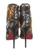 Christian Louboutin Sequins Printed Boots