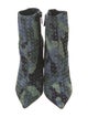 Christian Louboutin Suede Camouflage Print Boots