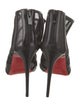 Christian Louboutin Leather Mesh Accents Boots