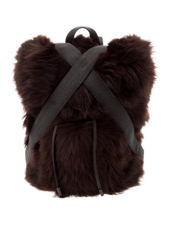 Brunello Cucinelli Faux Fur Backpack