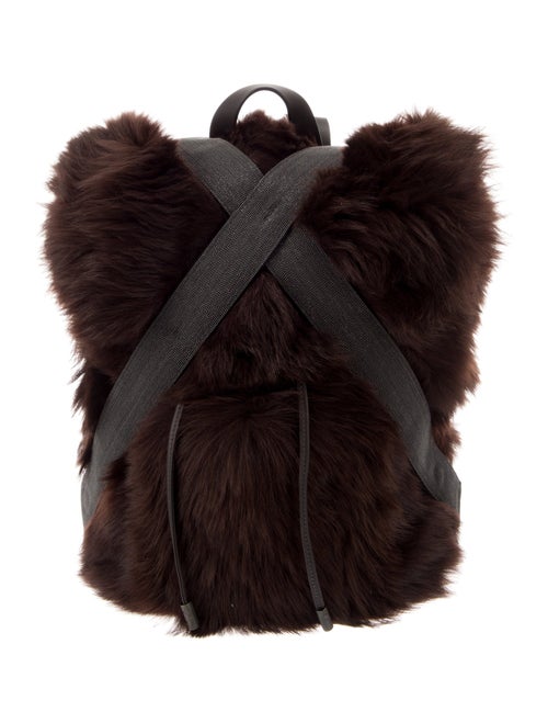Brunello Cucinelli Faux Fur Backpack