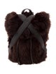 Brunello Cucinelli Faux Fur Backpack