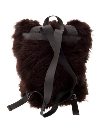 Brunello Cucinelli Faux Fur Backpack