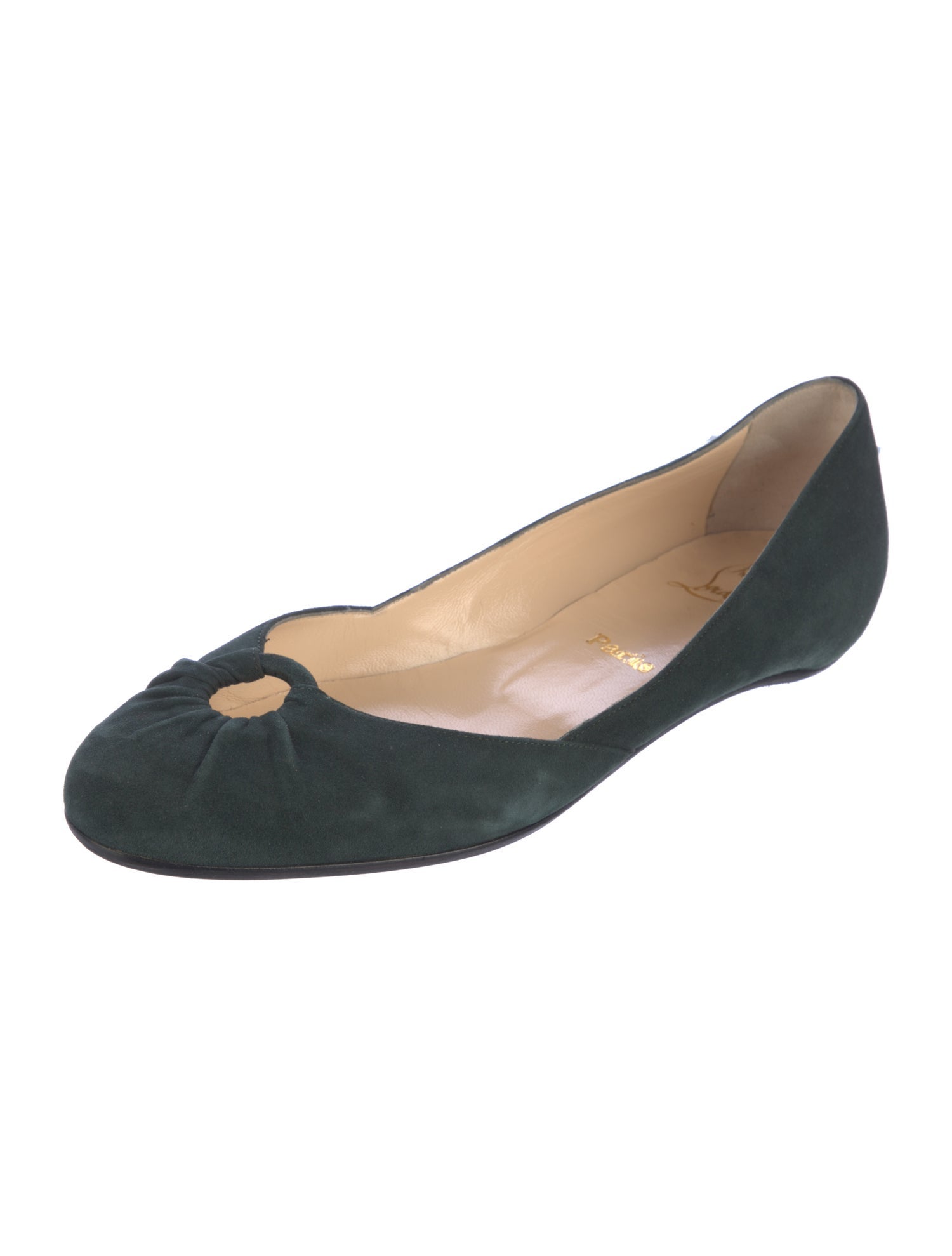 Christian Louboutin Suede Flats