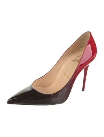 Christian Louboutin Patent Leather Tie-Dye Print Pumps