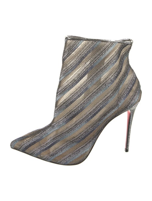 Christian Louboutin Striped Sock Boots