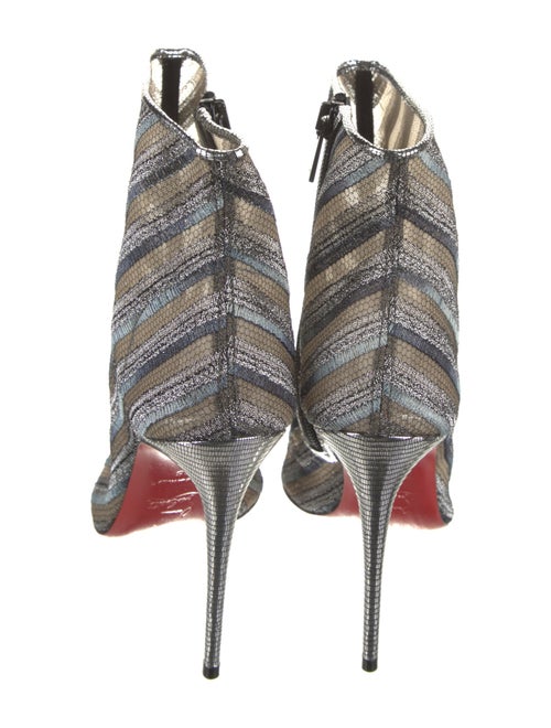Christian Louboutin Striped Sock Boots