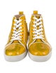 Christian Louboutin Patent Leather Printed Sneakers