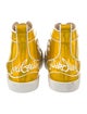 Christian Louboutin Patent Leather Printed Sneakers