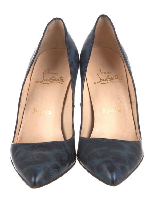 Christian Louboutin Leather Printed Pumps