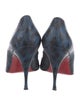 Christian Louboutin Leather Printed Pumps