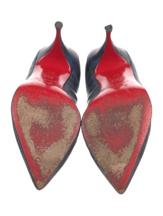 Christian Louboutin Leather Printed Pumps