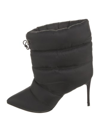 Christian Louboutin Nylon Lace-Up Boots