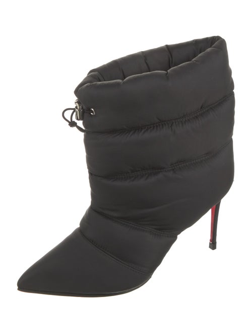 Christian Louboutin Nylon Lace-Up Boots