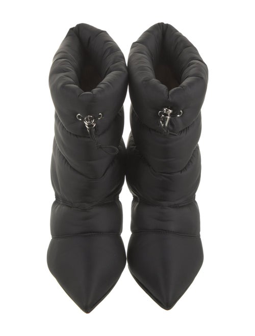 Christian Louboutin Nylon Lace-Up Boots