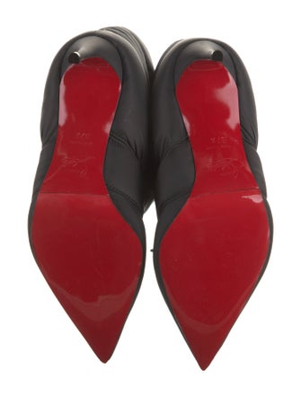 Christian Louboutin Nylon Lace-Up Boots