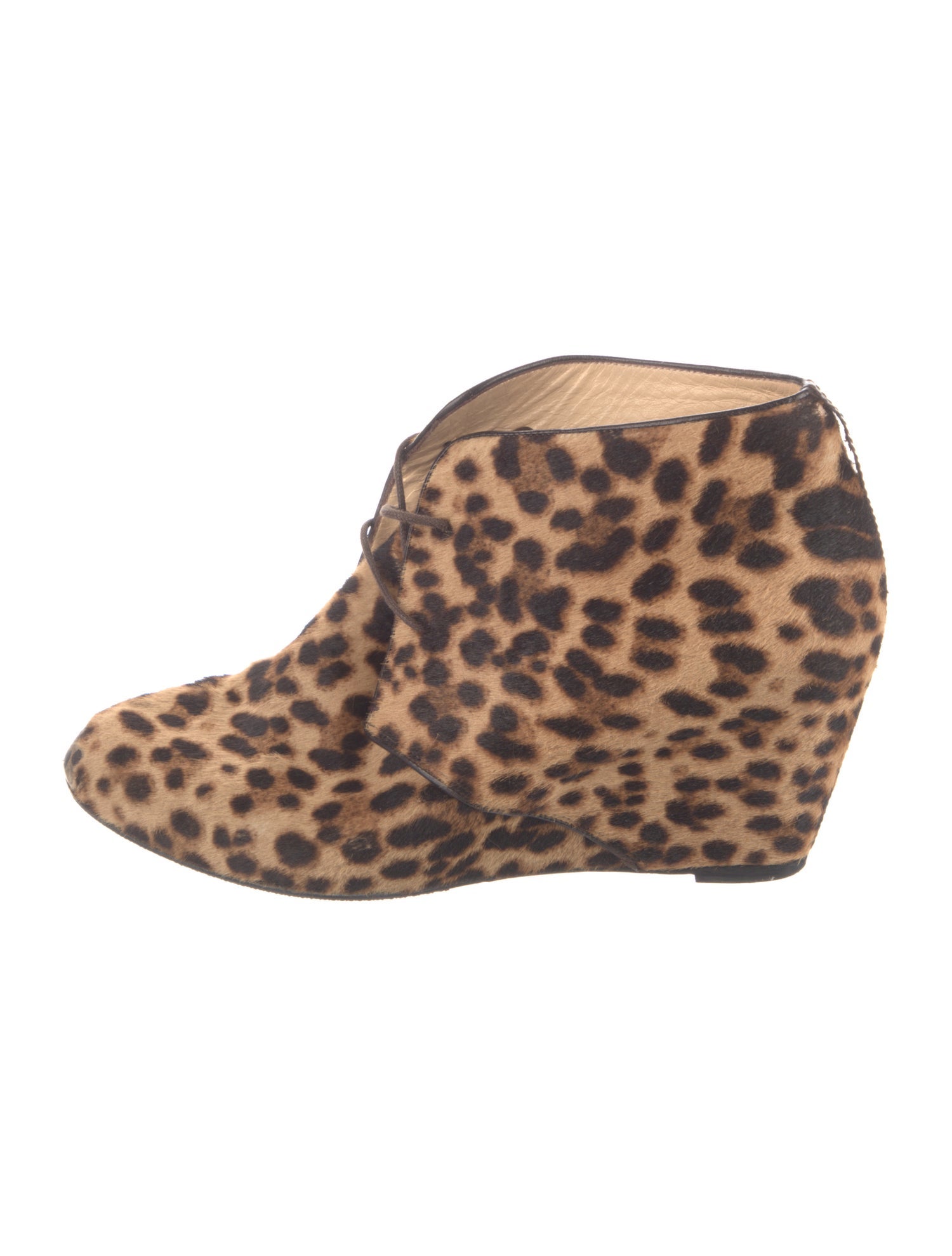 Christian Louboutin Ponyhair Animal Print Boots