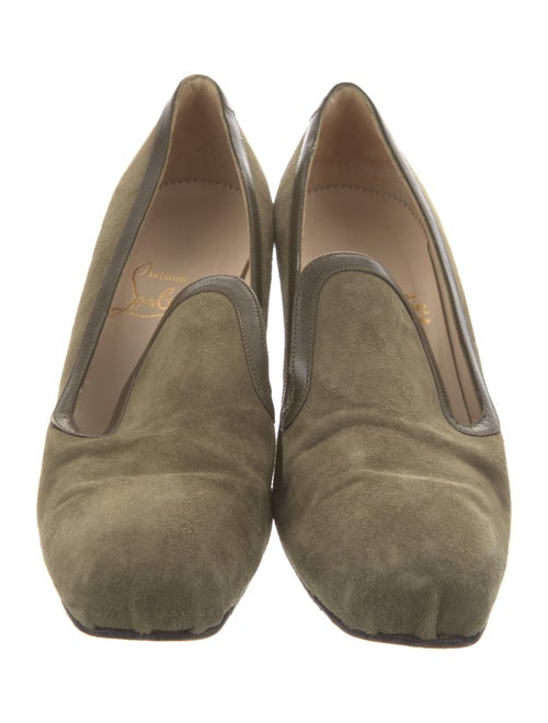 Christian Louboutin Suede Tassel Accents Pumps