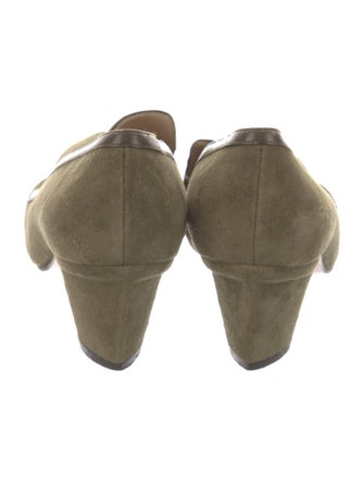 Christian Louboutin Suede Tassel Accents Pumps