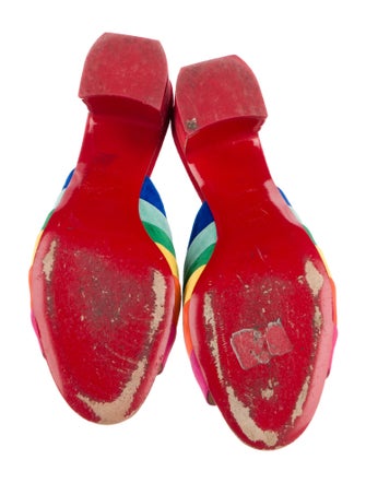 Christian Louboutin Degradouce Suede Slides