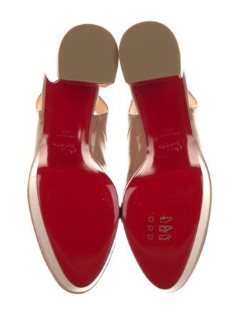 Christian Louboutin Patent Leather Slingback Pumps