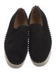 Christian Louboutin Spike Accents Suede Sneakers