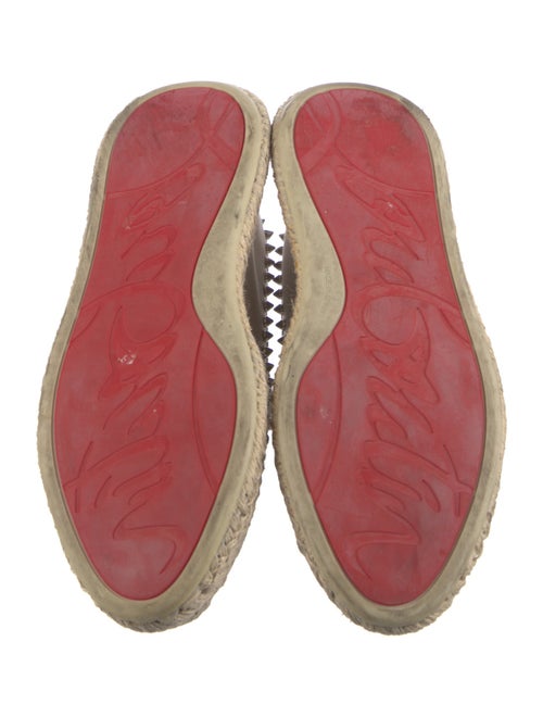 Christian Louboutin Espaboat Spike Accents Espadrilles
