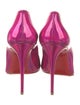 Christian Louboutin Patent Leather Scalloped Accent D'Orsay Pumps