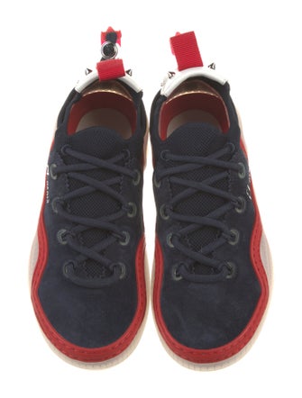 Christian Louboutin Suede Printed Sneakers