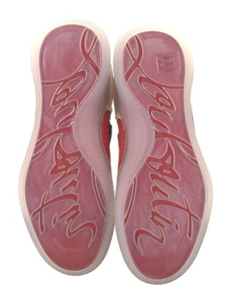 Christian Louboutin Suede Printed Sneakers