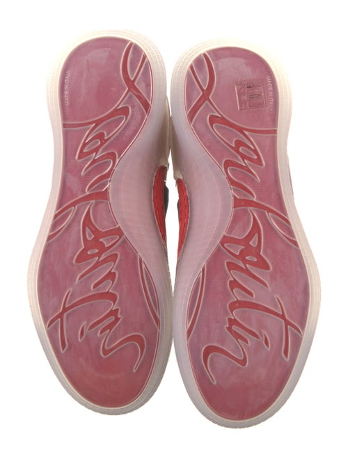 Christian Louboutin Suede Printed Sneakers