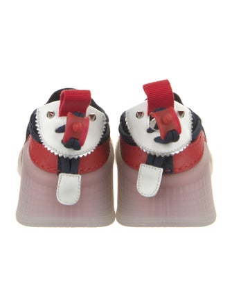 Christian Louboutin Suede Printed Sneakers