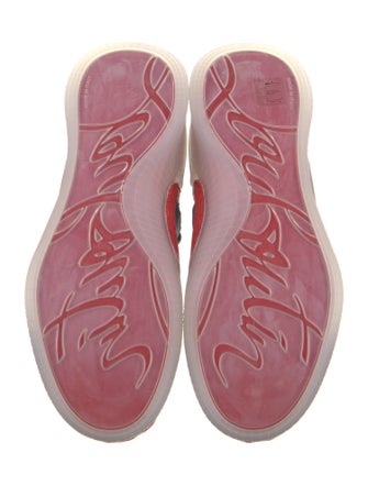 Christian Louboutin Suede Printed Sneakers