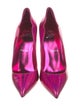 Christian Louboutin Patent Leather Scalloped Accent D'Orsay Pumps