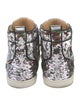 Christian Louboutin Printed Sequin Embellishments Sneakers