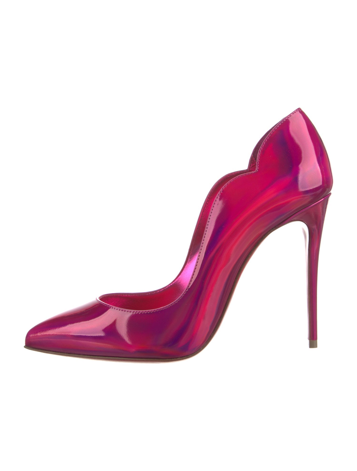 Christian Louboutin Hot Chick 100 Patent Leather Pumps