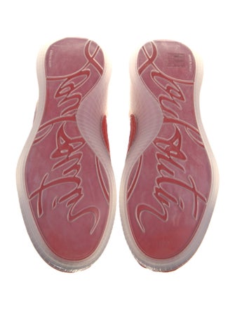 Christian Louboutin Suede Printed Sneakers