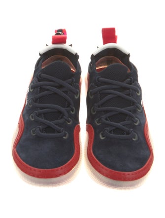 Christian Louboutin Suede Printed Sneakers