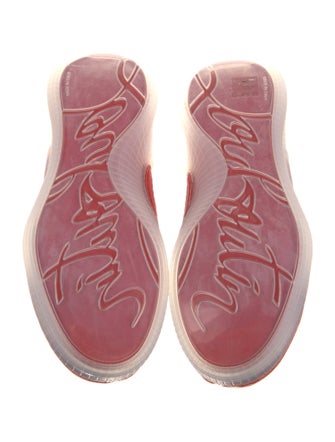 Christian Louboutin Suede Printed Sneakers