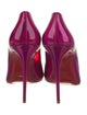 Christian Louboutin Patent Leather Scalloped Accent Pumps