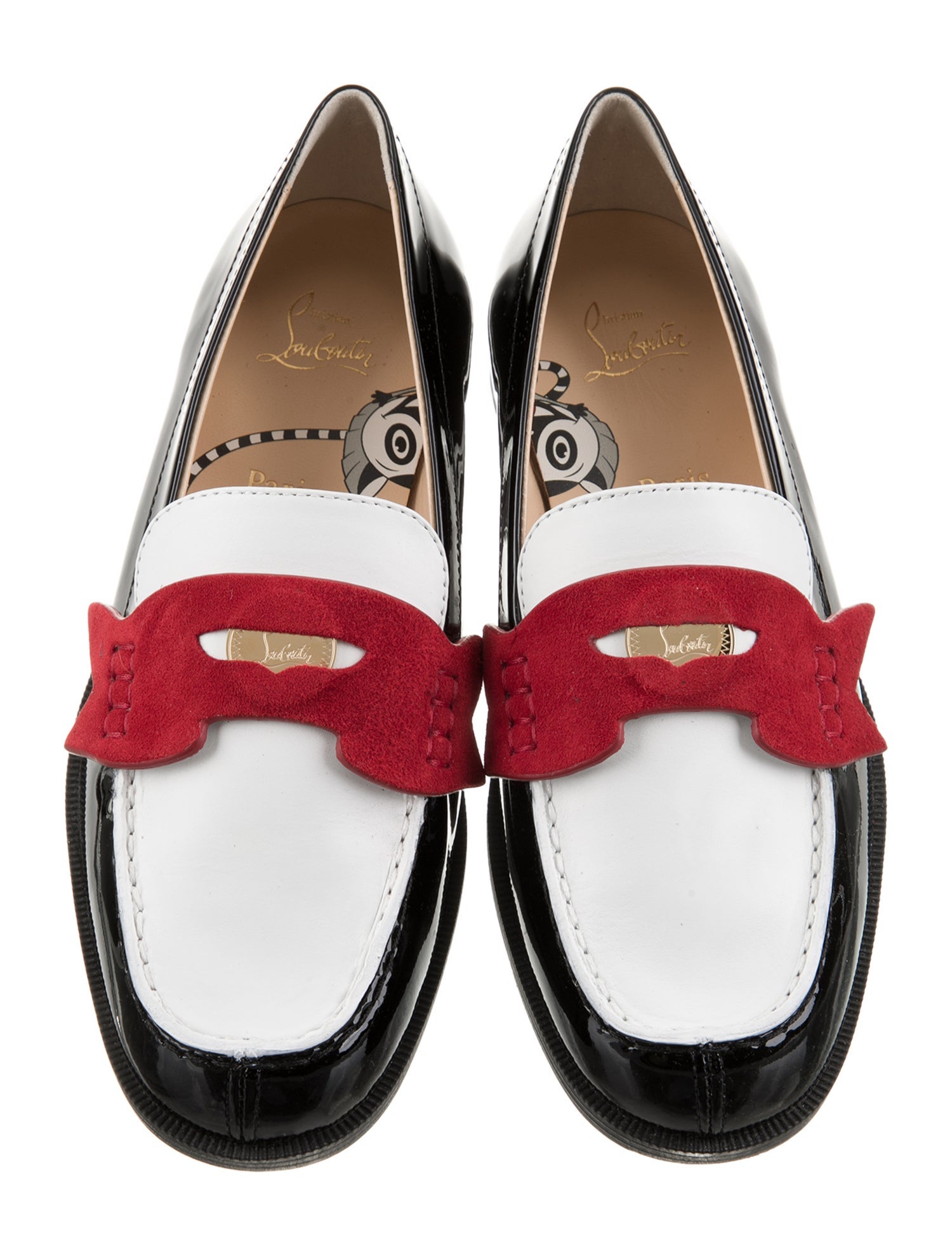 Christian Louboutin Girls' Mini Penny Flat Loafers