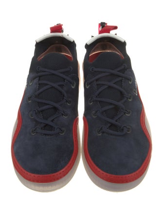 Christian Louboutin Suede Printed Sneakers